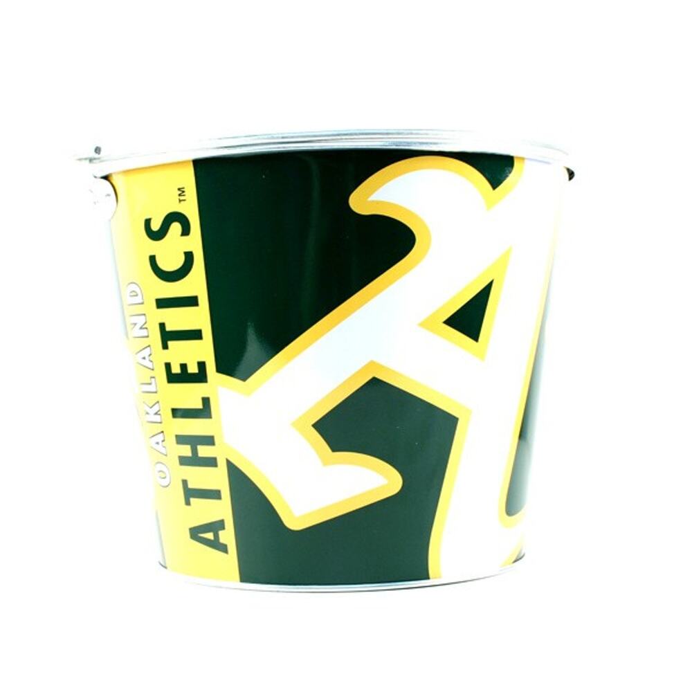 MLB Oakland A's Metal Beer Bucket Retro 6 Bottles New